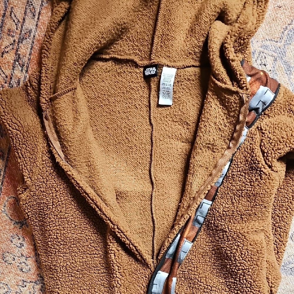 Men's Size Large Star Wars Chewbacca Onesie Pajamas - Picture 5 of 5